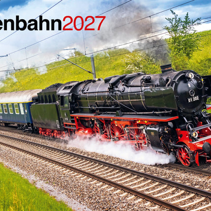 Blaustein Eisenbahnen - Spoorwegen A3 Kalender 2027