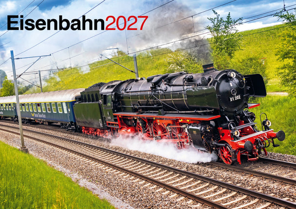 Blaustein Eisenbahnen - Spoorwegen A3 Kalender 2027