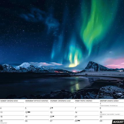 Blaustein Noorderlicht A3 Kalender 2026