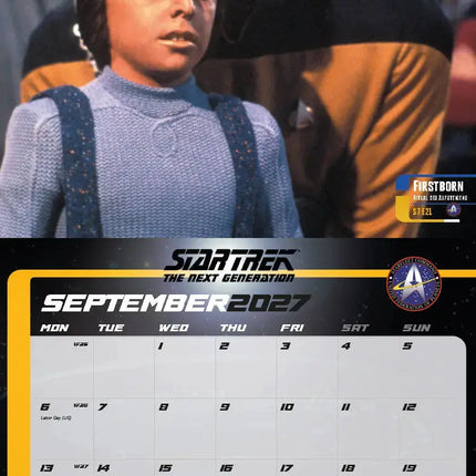 Blaustein Star Trek The Next Generation Kalender 2027