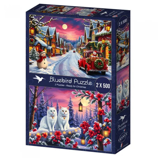bluebird 2 Puzzles - Ready for Christmas Puzzel 2 X 500 Stukjes