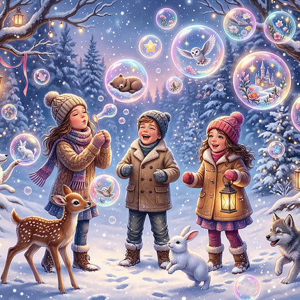 bluebird 2 Puzzles - The Magic of Winter Puzzel 2 X 500 Stukjes