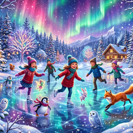 bluebird A Magical Night on the Frozen Lake Puzzel 300 stukjes