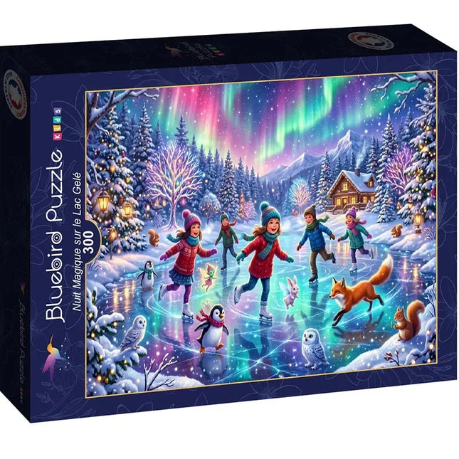 bluebird A Magical Night on the Frozen Lake Puzzel 300 stukjes