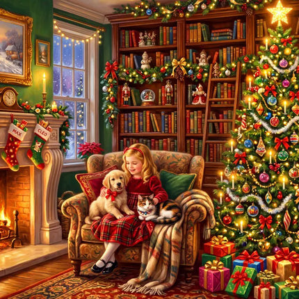 bluebird A Merry Christmas Puzzel 1000 Stukjes