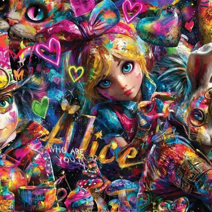bluebird Alice in Graffitiland Puzzel 1000 Stukjes