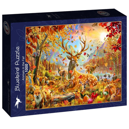 bluebird Animals In the Fall Puzzel 1000 Stukjes