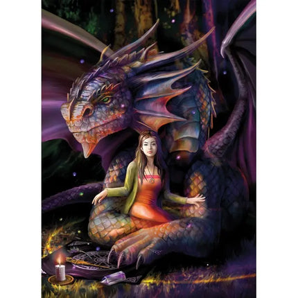 bluebird Anne Stokes - Spirit Dragon Puzzel 1000 Stukjes
