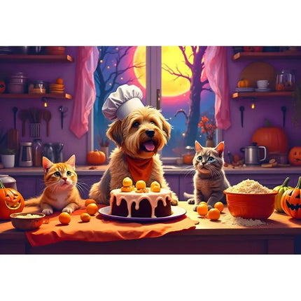 bluebird Baking for Halloween Puzzel 1000 stukjes