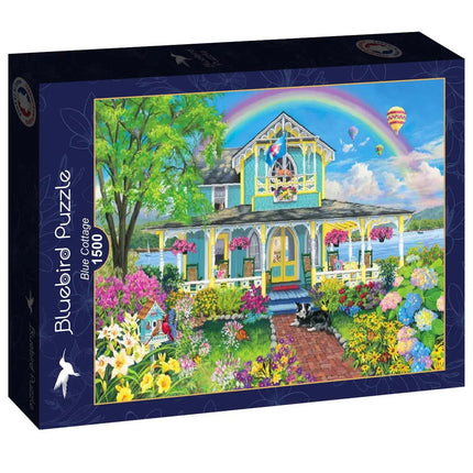bluebird Blue Cottage Puzzel 1500 Stukjes