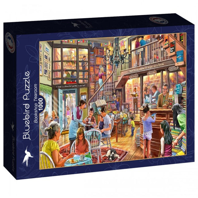 bluebird Bookshop Tearoom Puzzel 1000 stukjes