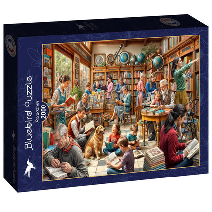 bluebird Bookstore Puzzel 2000 stukjes