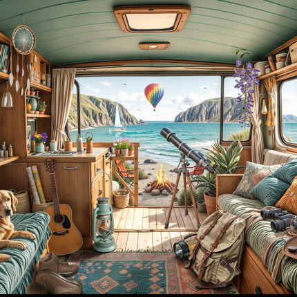 bluebird Camping Coast Puzzel 500 stukjes