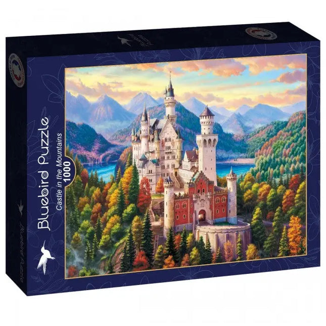 bluebird Castle in the Mountains Puzzel 1000 Stukjes