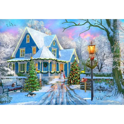 bluebird Christmas at Home Puzzel 500 Stukjes