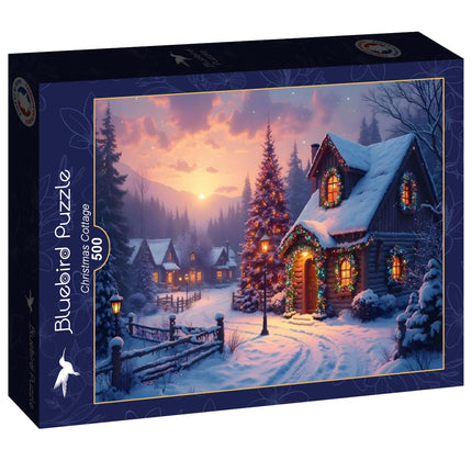 bluebird Christmas Cottage Puzzel 500 stukjes