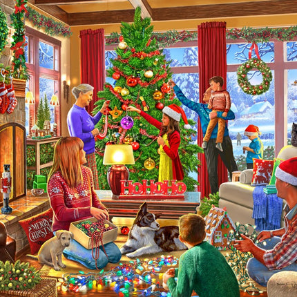 bluebird Christmas Decorating Puzzel 1000 stukjes