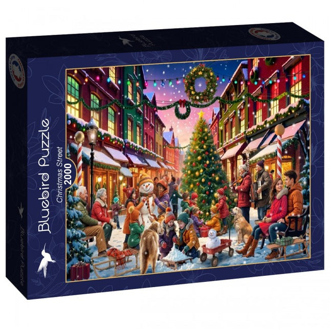 bluebird Christmas Street Puzzel 2000 stukjes