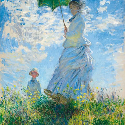 bluebird Claude Monet - Woman with a Parasol - Madame Monet and Her Son Puzzel 1000 Stukjes