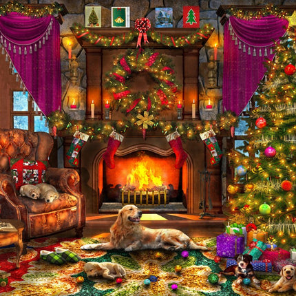 bluebird Cosy Christmas Room Puzzel 2000 stukjes