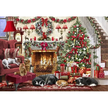 bluebird Cosy Fireplace Puzzel 1000 Stukjes