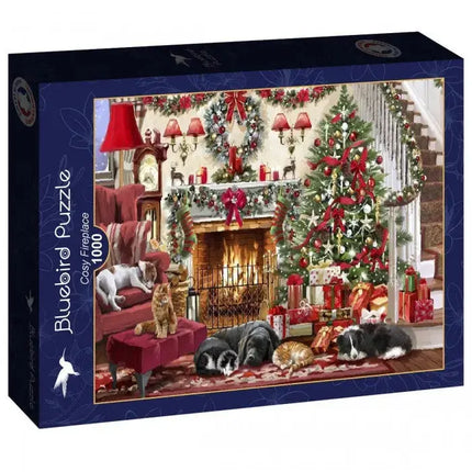bluebird Cosy Fireplace Puzzel 1000 Stukjes