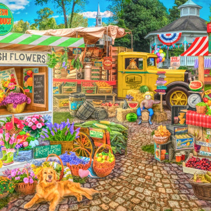 bluebird Farmers Market Spring Summer Season Puzzel 1000 Stukjes