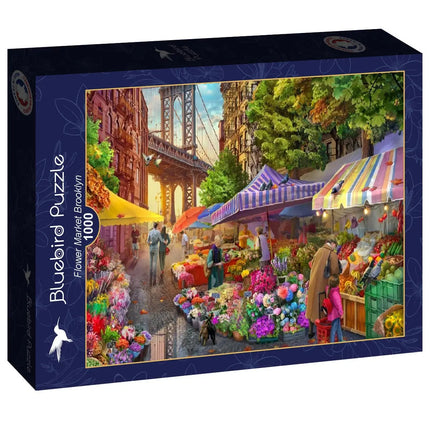 bluebird Flower Market Brooklyn Puzzel 1000 Stukjes
