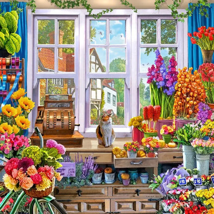 bluebird Flower Shoppe Puzzel 500 stukjes