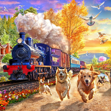 bluebird Following the Train Puzzel 1000 stukjes