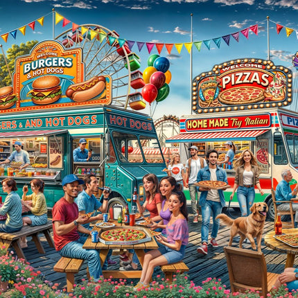bluebird Food Truck Puzzel 2000 stukjes