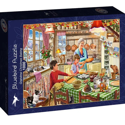 bluebird Grandma Christmas Baking Puzzel 1000 Stukjes