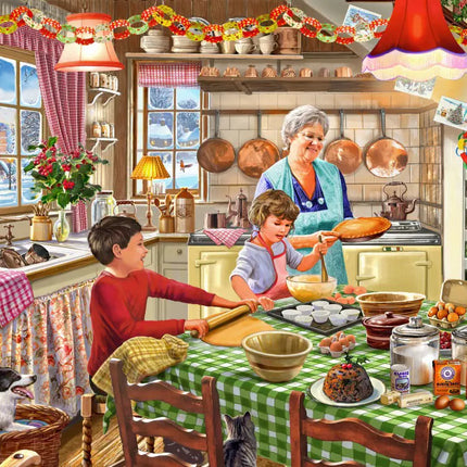 bluebird Grandma Christmas Baking Puzzel 2000 stukjes