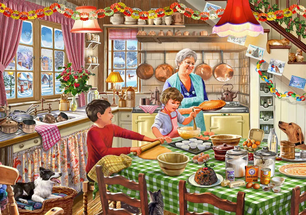 bluebird Grandma Christmas Baking Puzzel 2000 stukjes