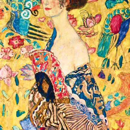 bluebird Gustave Klimt - Lady with Fan Puzzel 1000 Stukjes