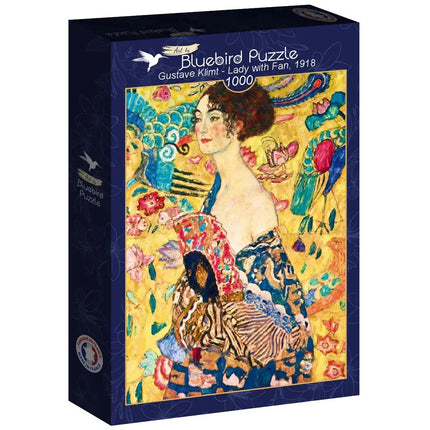 bluebird Gustave Klimt - Lady with Fan Puzzel 1000 Stukjes