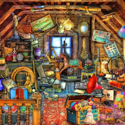bluebird Hidden Object Attic Puzzel 1000 stukjes