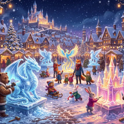 bluebird Ice Sculptures Puzzel 500 stukjes