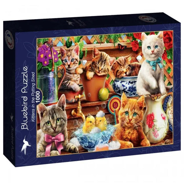bluebird Kittens in the Potting Shed Puzzel 1000 stukjes