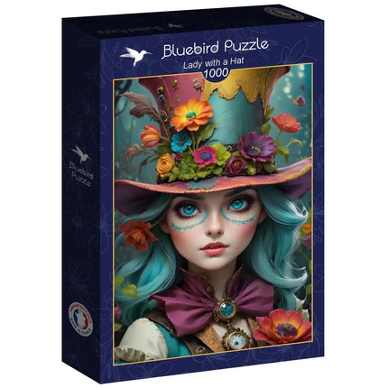 bluebird Lady with a Hat Puzzel 1000 Stukjes