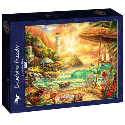 bluebird Love the Beach Puzzel 1000 stukjes