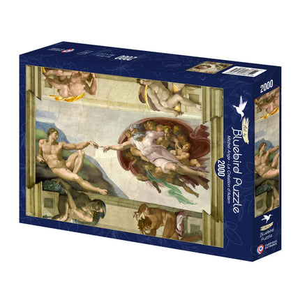 bluebird Michel Ange - La Création d'Adam Puzzel 2000 Stukjes