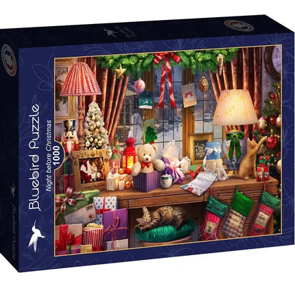 bluebird Night before Christmas Puzzel 1000 Stukjes