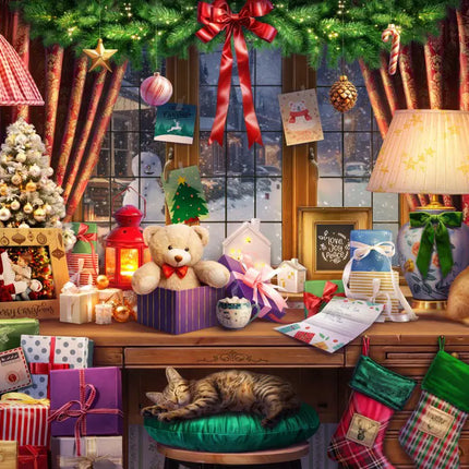 bluebird Night before Christmas Puzzel 1000 Stukjes
