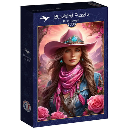 bluebird Pink Cowgirl Puzzel 1000 Stukjes