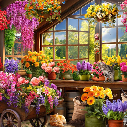 bluebird Potting Shed Puzzel 1000 stukjes
