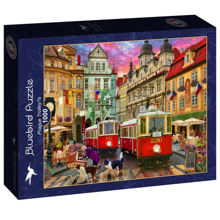 bluebird Prague Trolley's Puzzel 1000 Stukjes