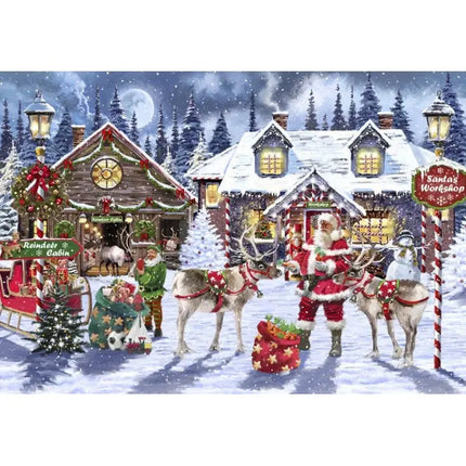 bluebird Santa's Workshop Puzzel 1000 stukjes