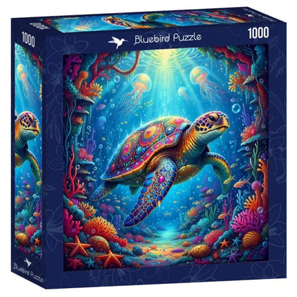bluebird Sea Turtle Puzzel 1000 stukjes