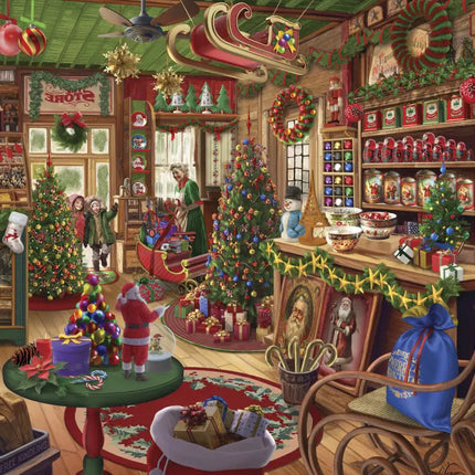 bluebird The Christmas Shop Puzzel 1500 Stukjes